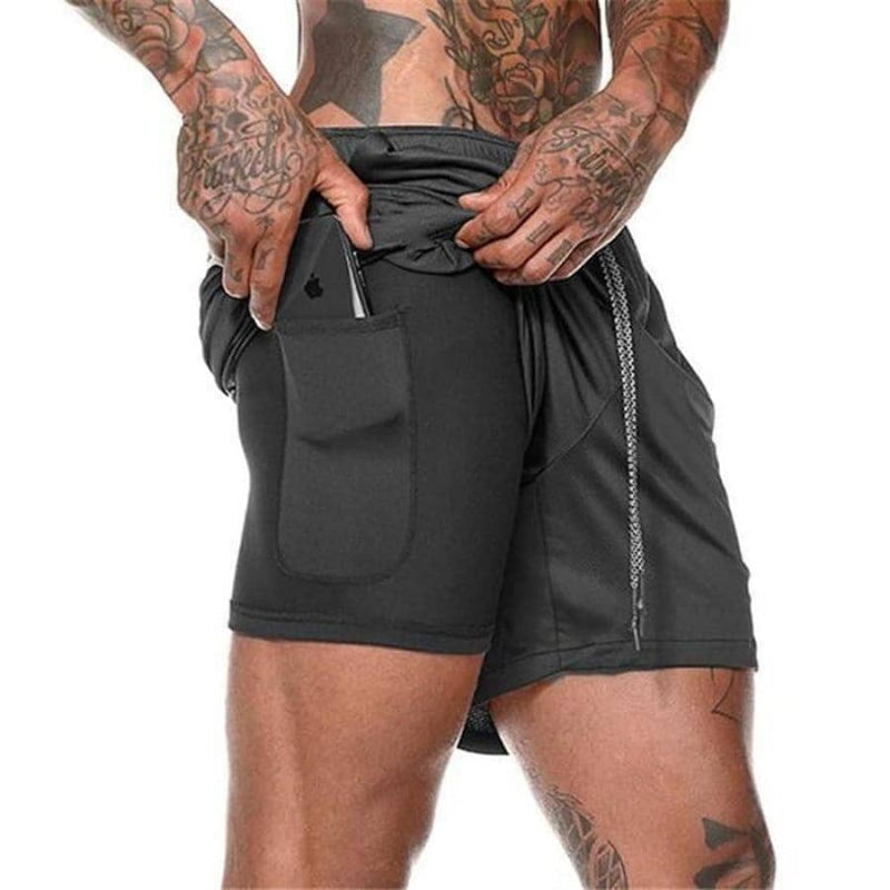 Shorts Para Treino 2 em 1 Esporte Air Effect